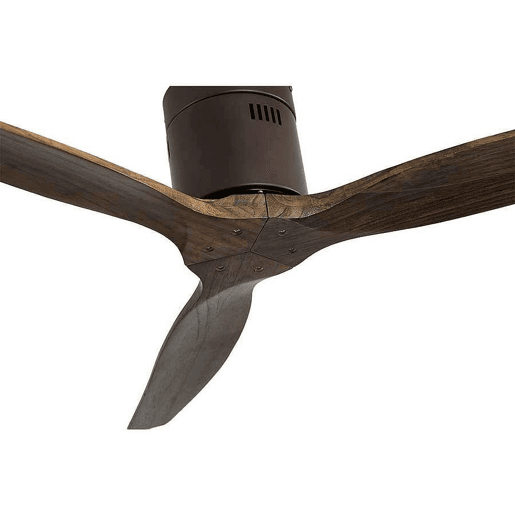ventilador de tecto metálico cor castanha série aguilon 132cm