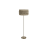 candeeiro de pé em metal dourado série kala 40cm