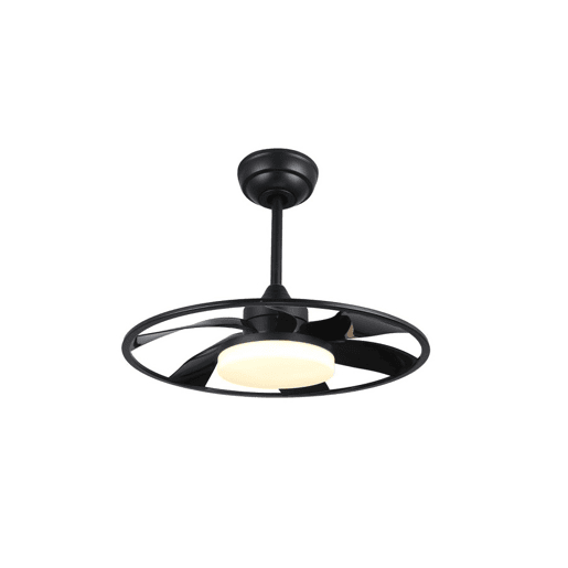 ventilador de tecto cor preta série metal celsius 55cm