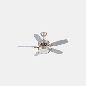 ventilador de tecto cor de níquel série metal braw 107cm