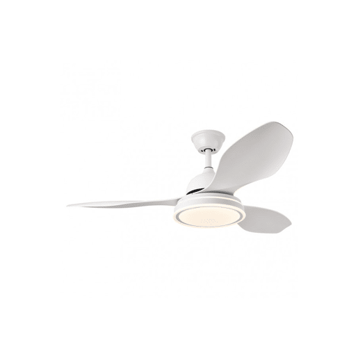 ventilador de tecto metálico cor branca série datoo 122cm