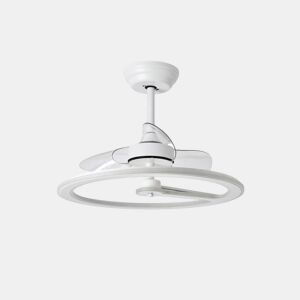 ventilador de tecto metálico cor branca série chom 62cm