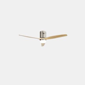 ventilador de tecto em metal niquelado sƩrie aguilon 132cm
