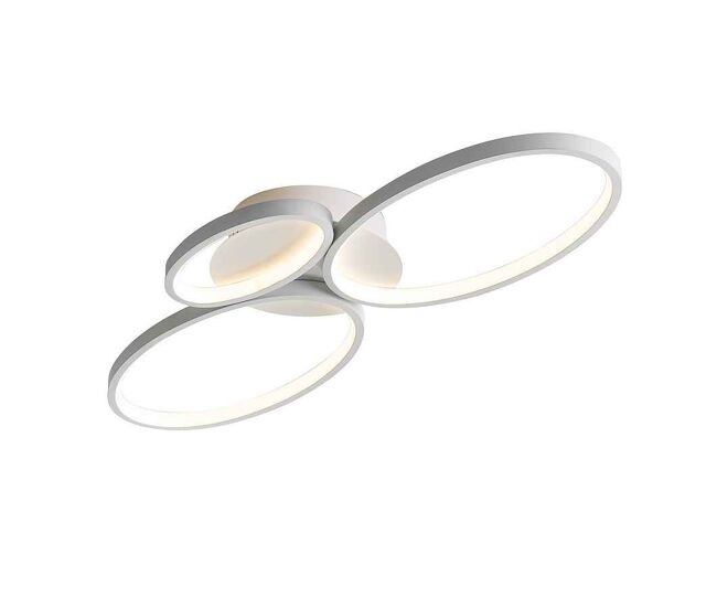 Lampara de techo aluminio color blanco serie sios 82cm