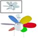 Lámpara Ventilador Metal Serie CALETA Lámpara Ventilador Metal Serie CALETA Multicolor