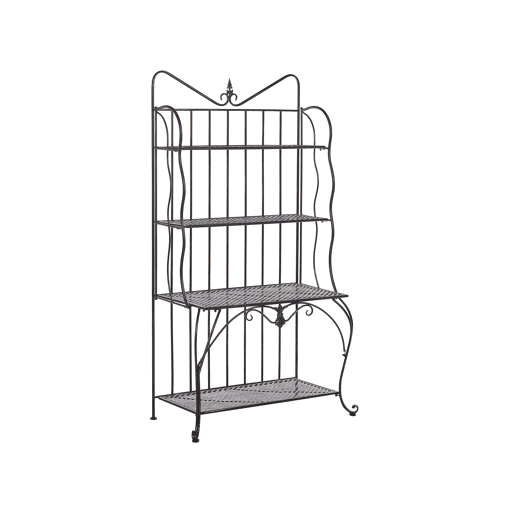 Estante com prateleiras PAVONA Metal Preto