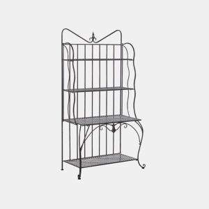 Estante com prateleiras PAVONA Metal Preto