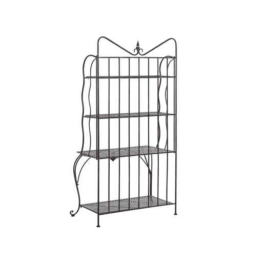 Estante com prateleiras PAVONA Metal Preto