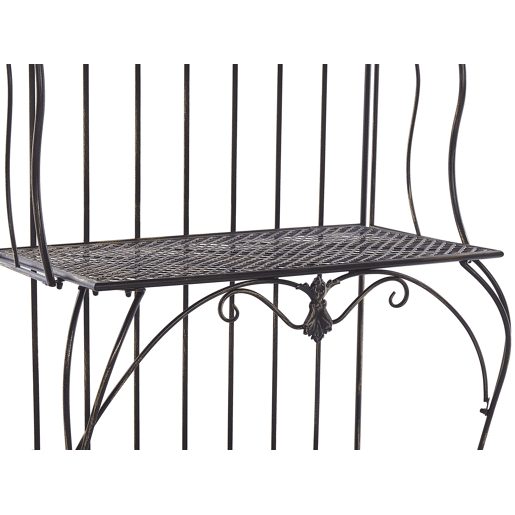 Estante com prateleiras PAVONA Metal Preto