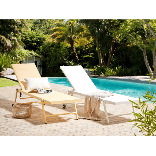 Beliani Cadeira loungerelax PORTOFINO