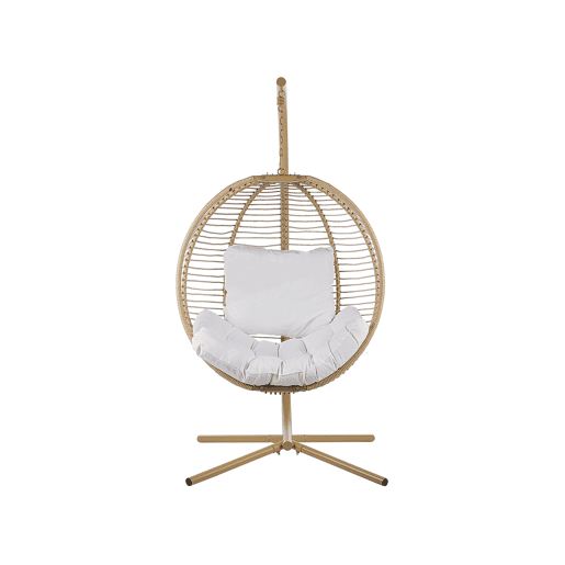 Cadeira Suspensa com Suporte ARCO Metal Creme Cadeira Suspensa com Suporte ARCO Metal Creme