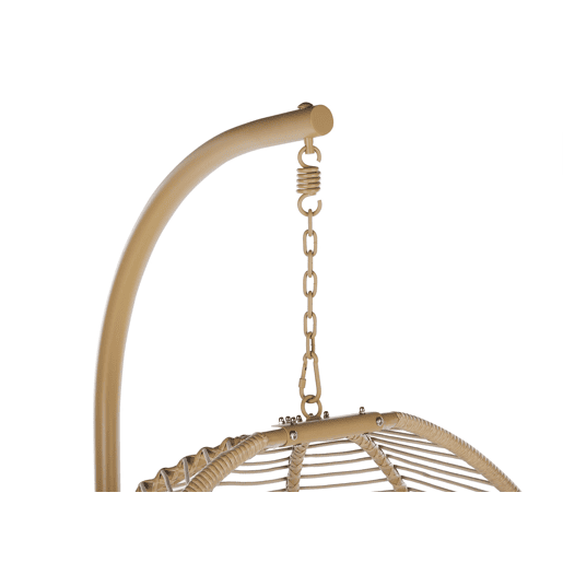Cadeira Suspensa com Suporte ARCO Metal Creme Cadeira Suspensa com Suporte ARCO Metal Creme