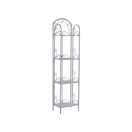 Estante com prateleiras VALDIVIA Metal Cinzento
