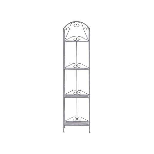 Estante com prateleiras VALDIVIA Metal Cinzento