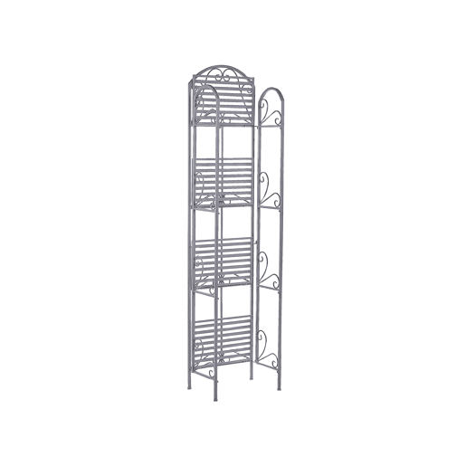 Estante com prateleiras VALDIVIA Metal Cinzento