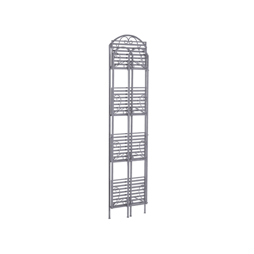 Estante com prateleiras VALDIVIA Metal Cinzento