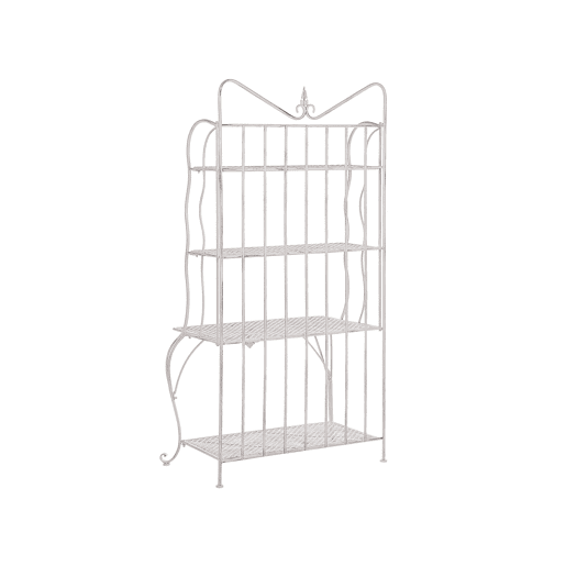 Estante com prateleiras PAVONA Metal Creme claro