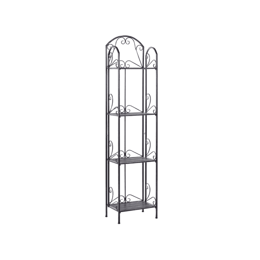 Estante com prateleiras VALDIVIA Metal Preto