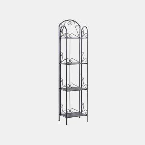 Estante com prateleiras VALDIVIA Metal Preto