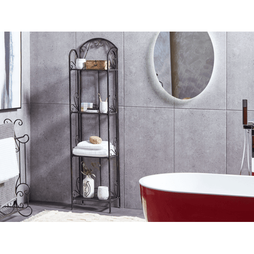 Estante com prateleiras VALDIVIA Metal Preto