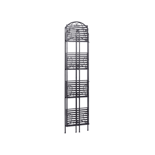 Estante com prateleiras VALDIVIA Metal Preto