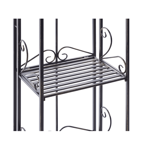 Estante com prateleiras VALDIVIA Metal Preto