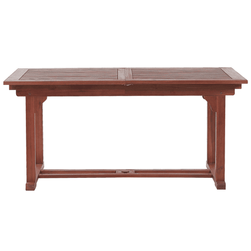 Mesa de refeição de jardim extensível TOSCANA 160220 cm 90 cm Madeira de acácia Castanho escuro