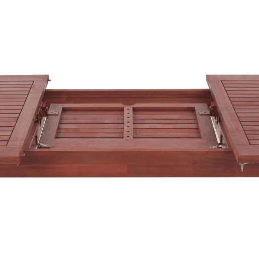 Mesa de refeição de jardim extensível TOSCANA 160220 cm 90 cm Madeira de acácia Castanho escuro