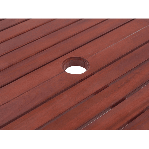 Mesa de refeição de jardim extensível TOSCANA 160220 cm 90 cm Madeira de acácia Castanho escuro