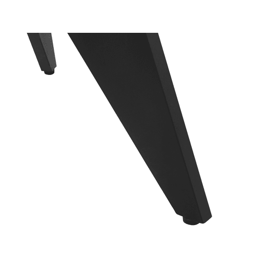 Mesa de refeição de jardim OLMETTO 83 cm 110 cm Vidro Preto