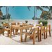 Beliani Conjunto de comedor LIVORNO Beliani Conjunto de comedor LIVORNO Marrón