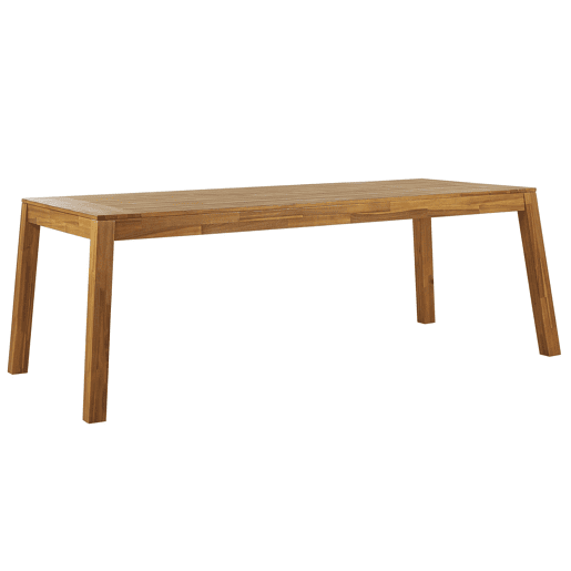 Conjunto de refeições de jardim 6 lugares LIVORNO Madeira de acácia Castanho