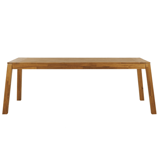 Conjunto de refeições de jardim 6 lugares LIVORNO Madeira de acácia Castanho