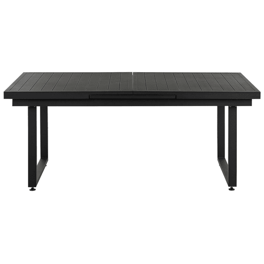 Conjunto de refeições de jardim 6 lugares VALCANETTOTAVIANO Metal Preto Conjunto de refeições de jardim 6 lugares VALCANETTOTAVIANO Metal Preto
