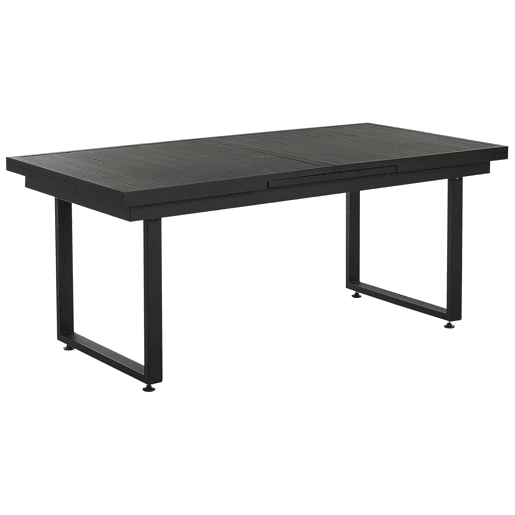 Conjunto de refeições de jardim 6 lugares VALCANETTOTAVIANO Metal Preto Conjunto de refeições de jardim 6 lugares VALCANETTOTAVIANO Metal Preto