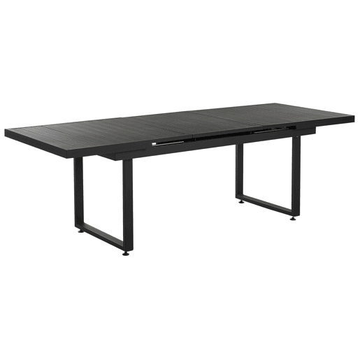 Conjunto de refeições de jardim 6 lugares VALCANETTOTAVIANO Metal Preto Conjunto de refeições de jardim 6 lugares VALCANETTOTAVIANO Metal Preto