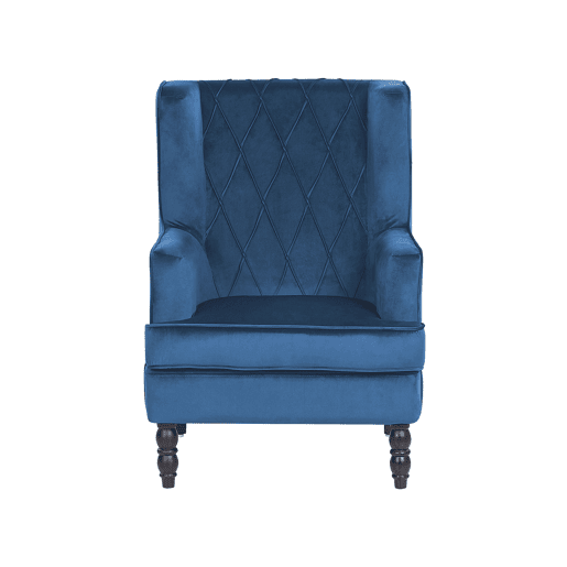 Poltrona SANDSET Veludo Azul escuro