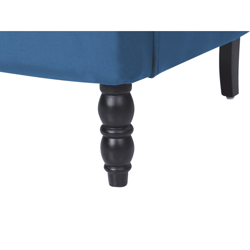 Poltrona SANDSET Veludo Azul escuro