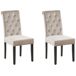 Beliani Silla de comedor VELVA II Beliani Silla de comedor VELVA II Gris