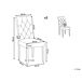 Beliani Silla de comedor VELVA II Beliani Silla de comedor VELVA II Gris