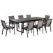 Beliani Conjunto de comedor VALCANETTO/BUSSETO Beliani Conjunto de comedor VALCANETTO/BUSSETO Negro