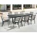 Beliani Conjunto de comedor VALCANETTO/BUSSETO Beliani Conjunto de comedor VALCANETTO/BUSSETO Negro