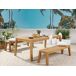 Beliani Conjunto de comedor LIVORNO Beliani Conjunto de comedor LIVORNO Marrón