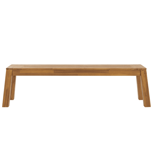 Conjunto de refeições de de jardim com bancos 6 lugares LIVORNO Madeira de acácia Castanho