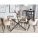 Beliani Mesa de comedor BUTLER Beliani Mesa de comedor BUTLER Gris