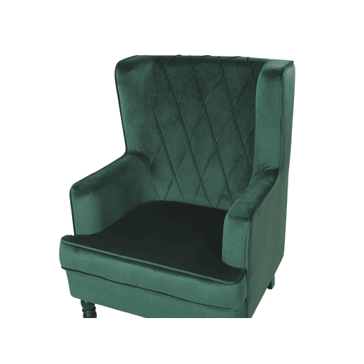 Poltrona SANDSET Veludo Verde escuro