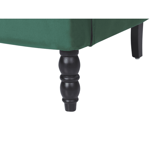 Poltrona SANDSET Veludo Verde escuro