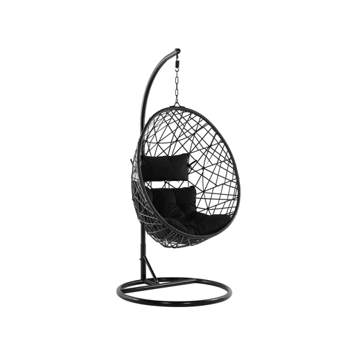 Cadeira Suspensa com Suporte ALATRI Preto Cadeira Suspensa com Suporte ALATRI Preto