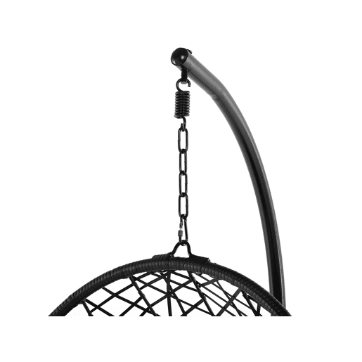 Cadeira Suspensa com Suporte ALATRI Preto Cadeira Suspensa com Suporte ALATRI Preto