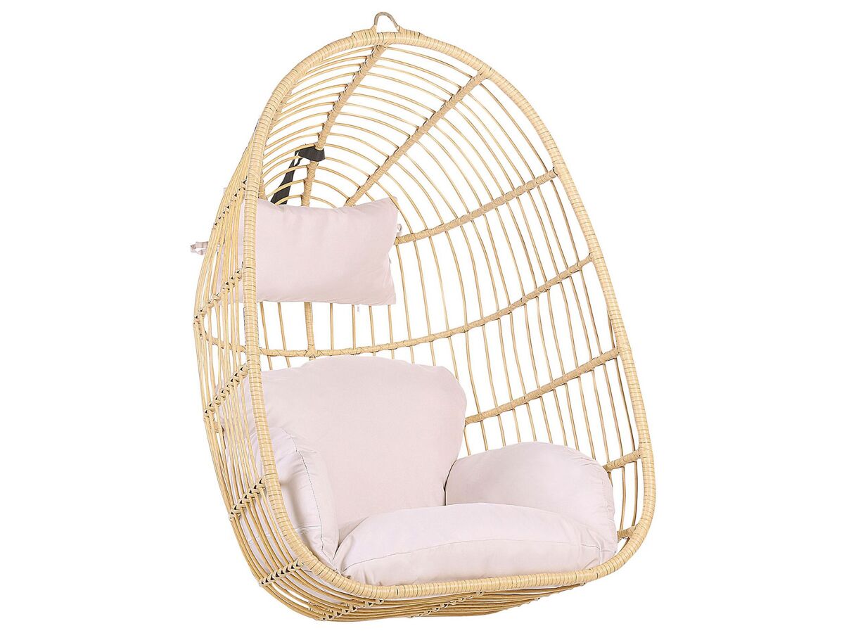 Beliani Sillón colgante CASOLI Natural